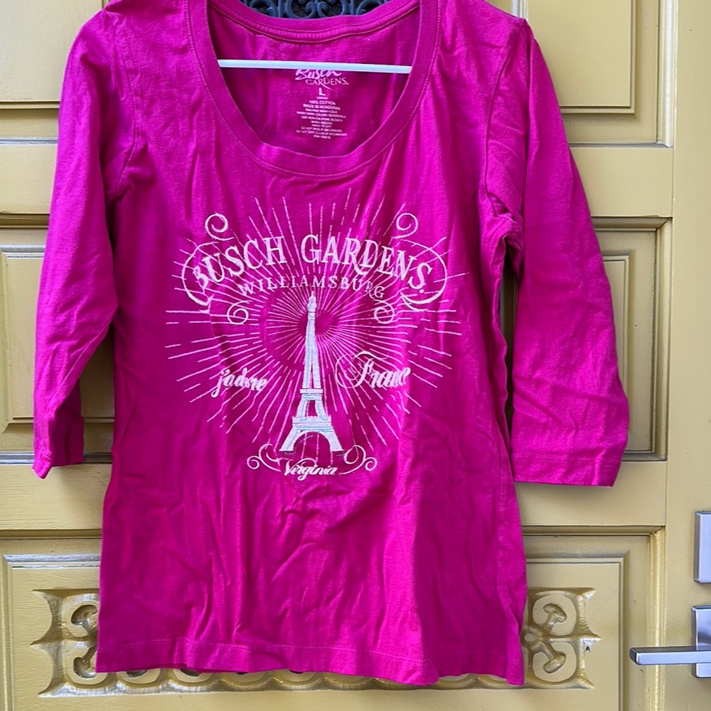 Busch gardens Pink Top